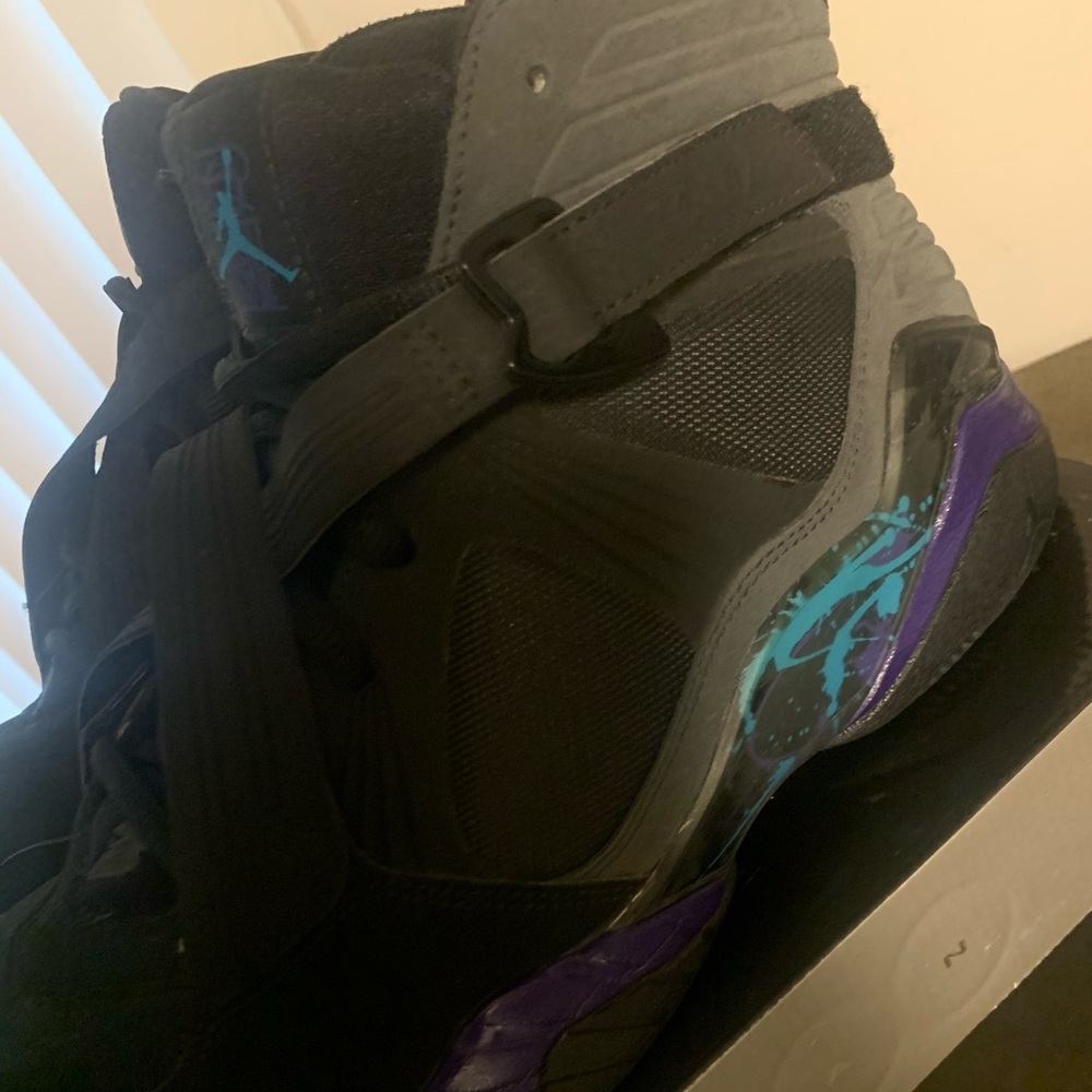 NIKE AIR JORDAN 8.0 RETRO “AQUA" BLACK. RARE